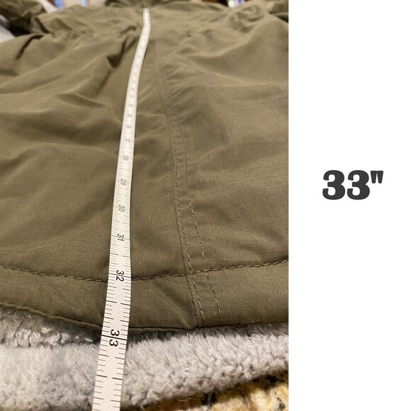 Aeropostale Olive Green Hooded Parka- Size Small - Picture 8 of 12